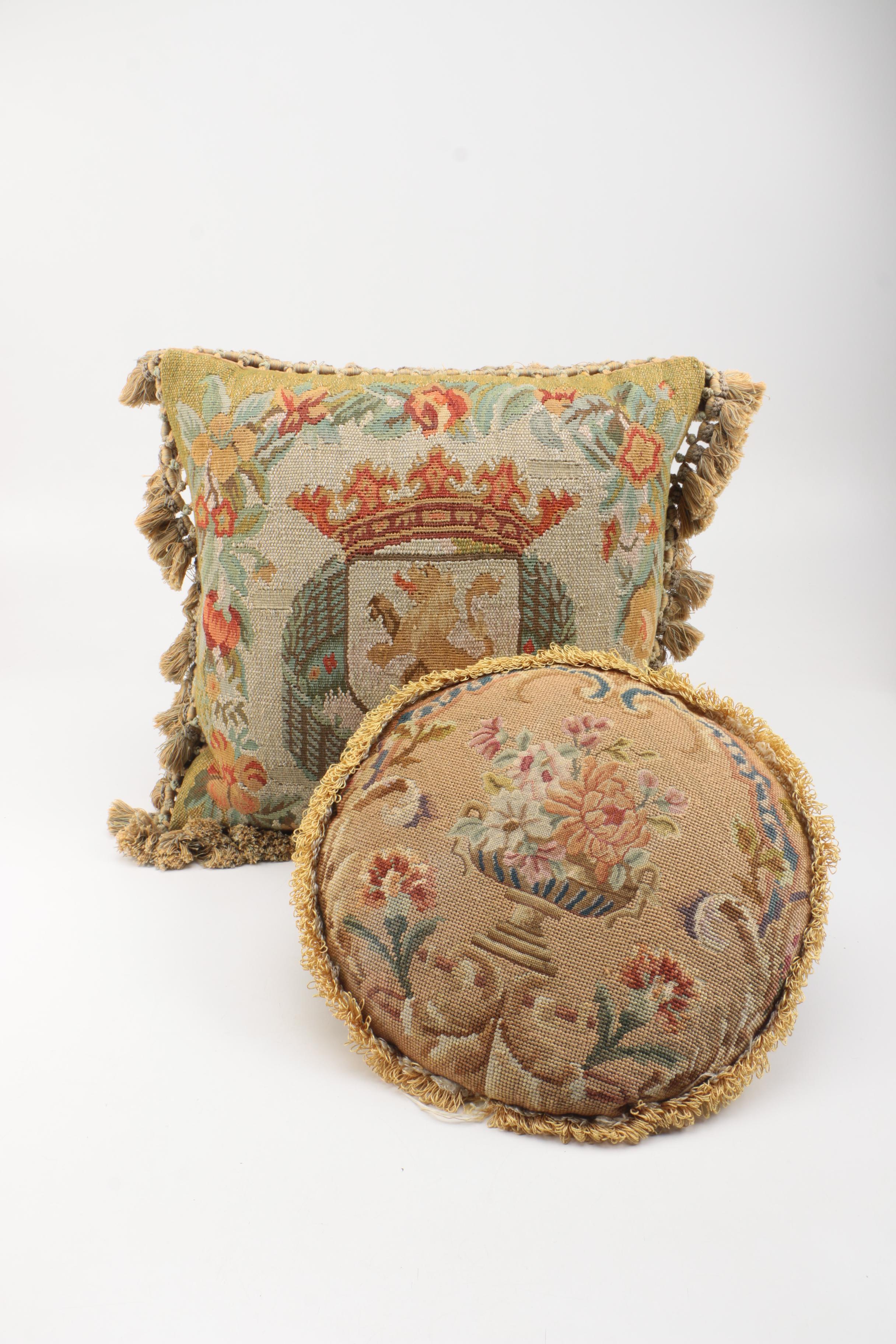 Needlepoint Throw Pillows