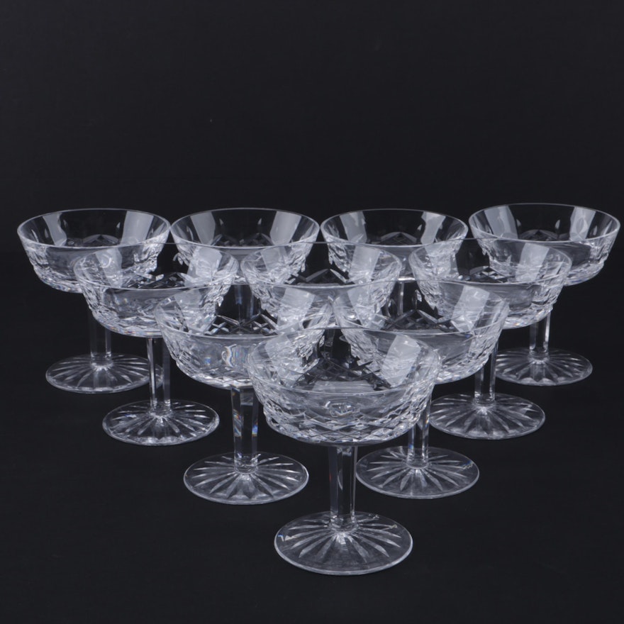 Waterford Crystal "Lismore" Champagne Saucers