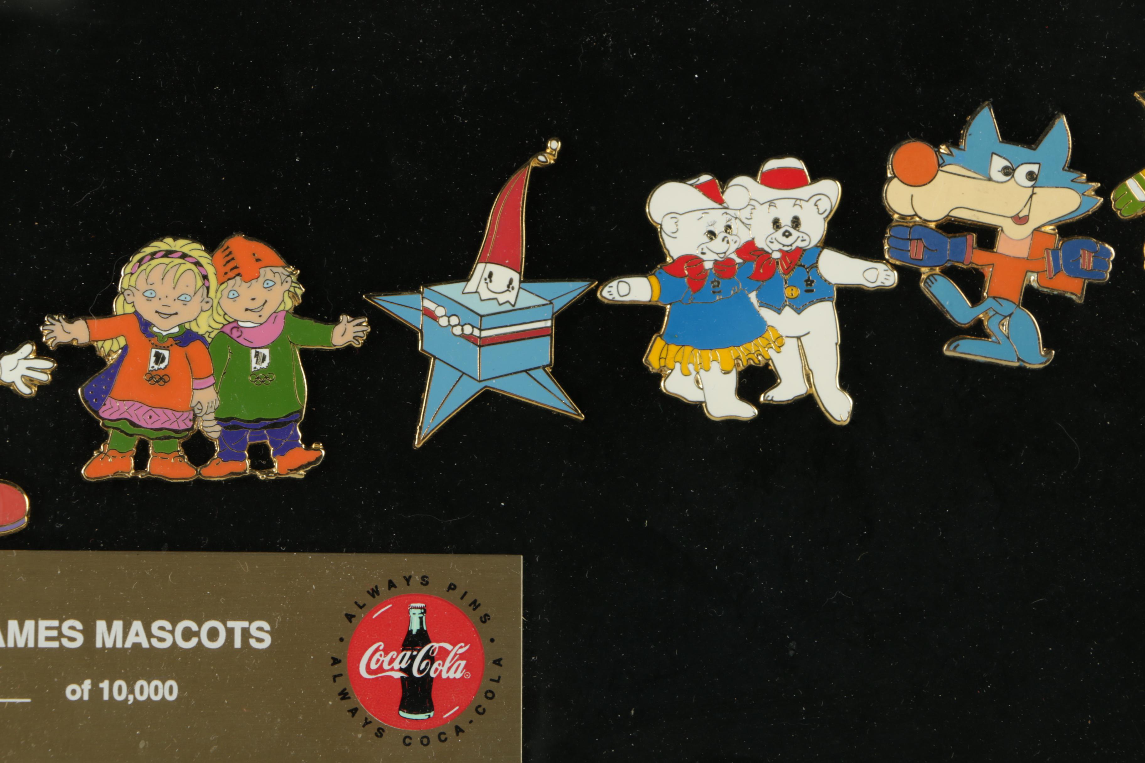 Framed "History of Olympic Games Mascots" Limited Edition Collection