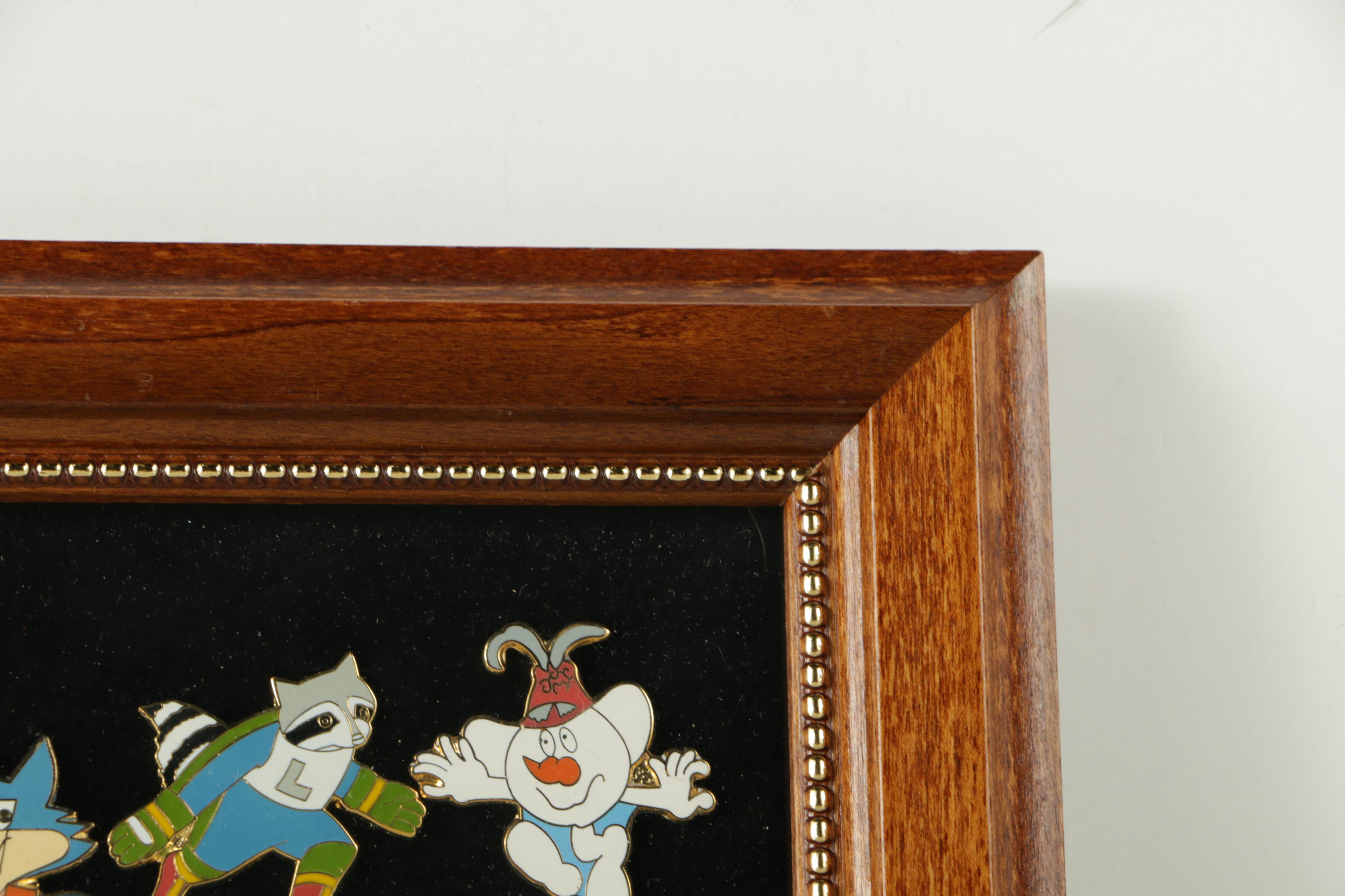 Framed "History of Olympic Games Mascots" Limited Edition Collection