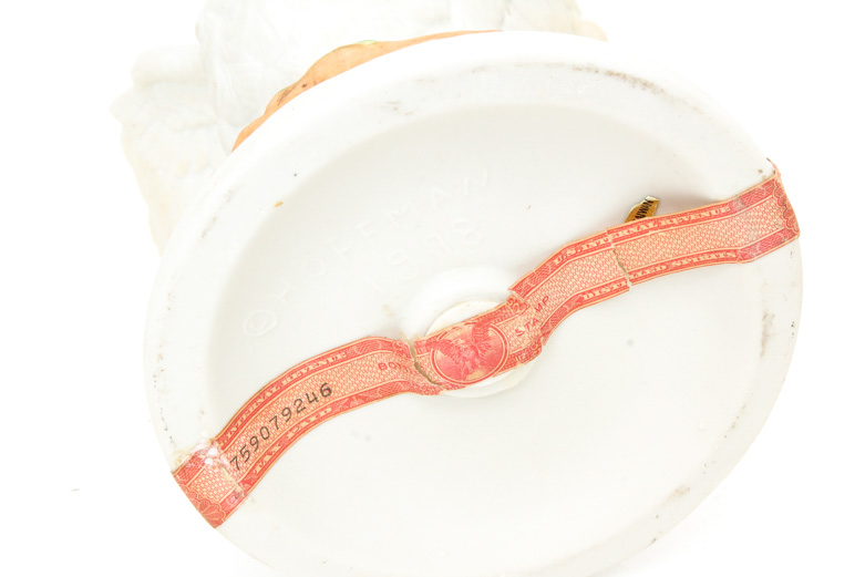 Pair of Vintage Swan Figurine Decanters