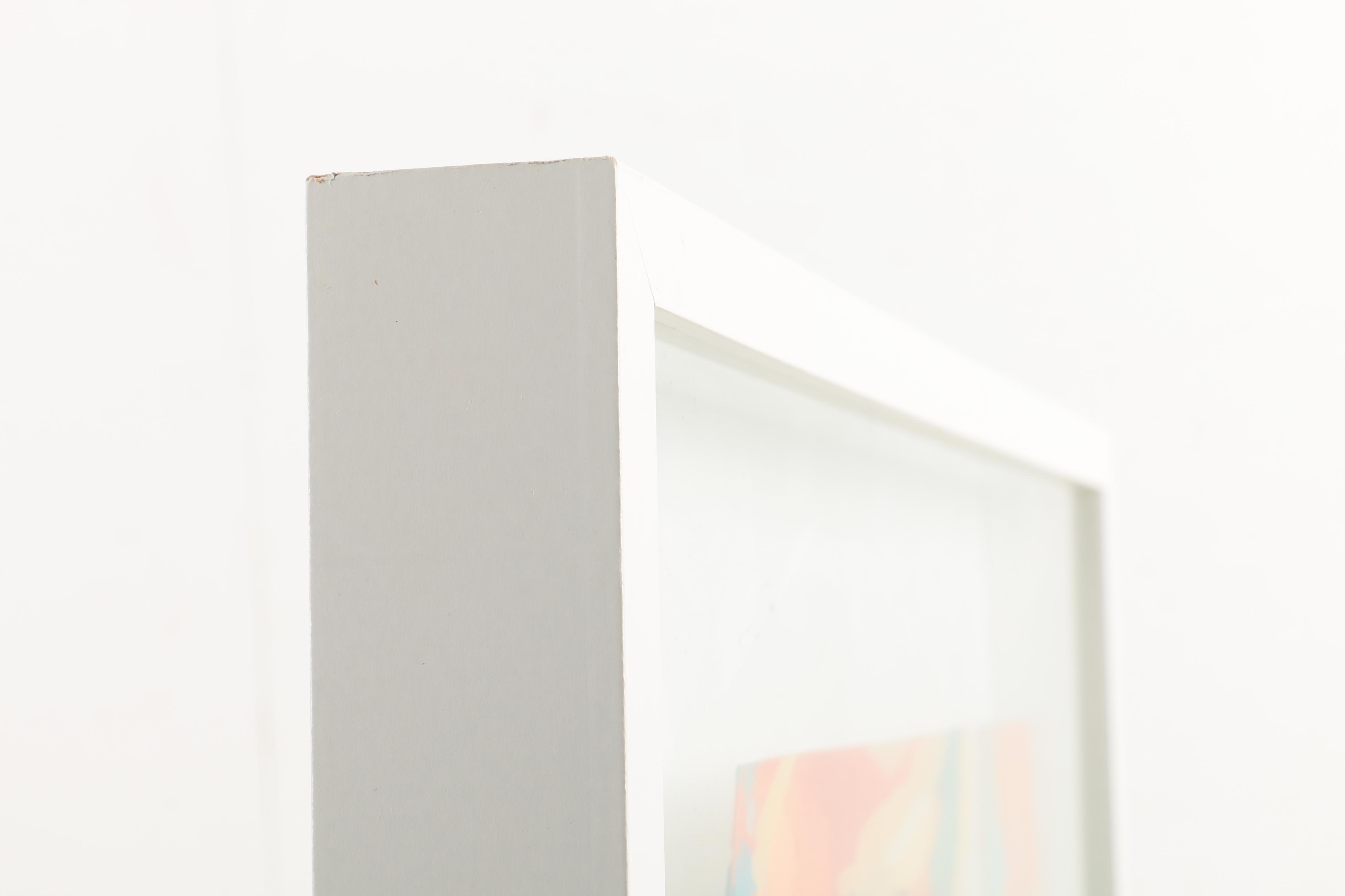 Oil Paintings on Paper of Abstract Compositions by Gina Julian