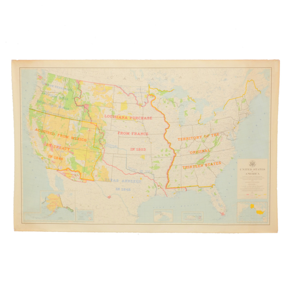 Vintage United States Map