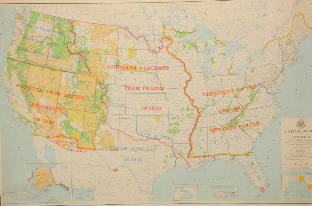 Vintage United States Map
