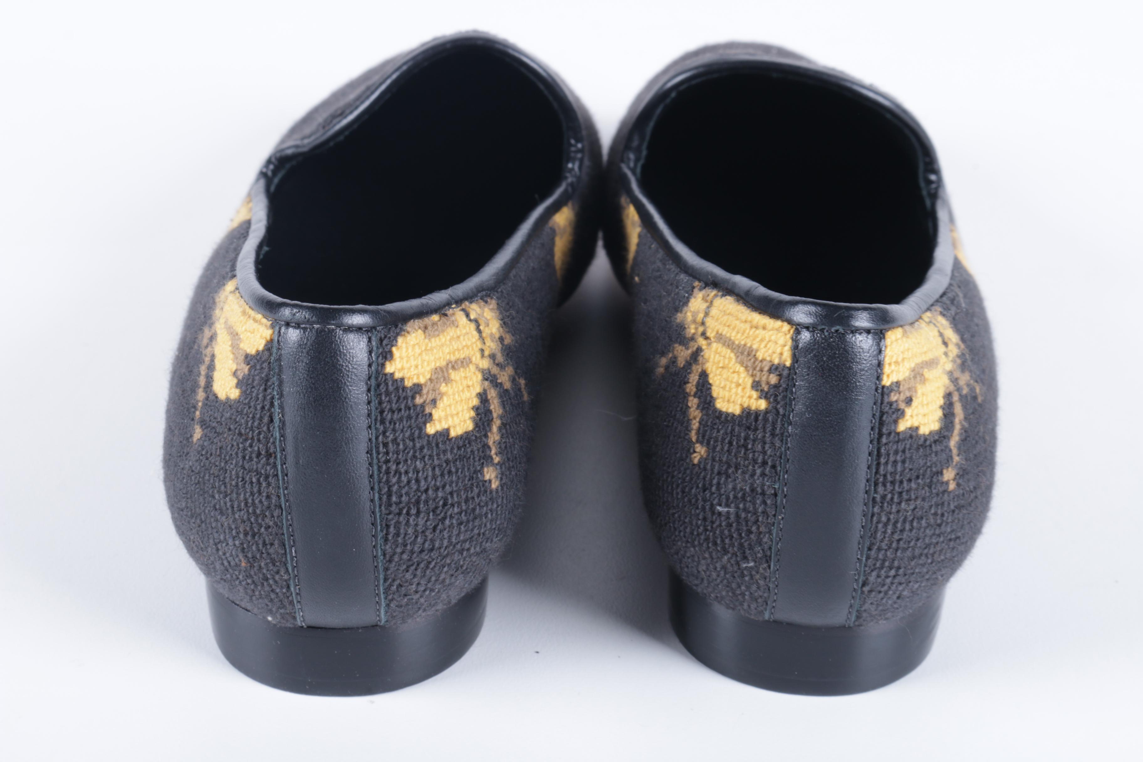 Jon Josef Insect Motif Smoking Flats