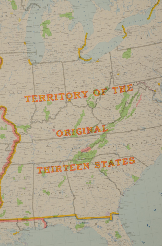 Vintage United States Map