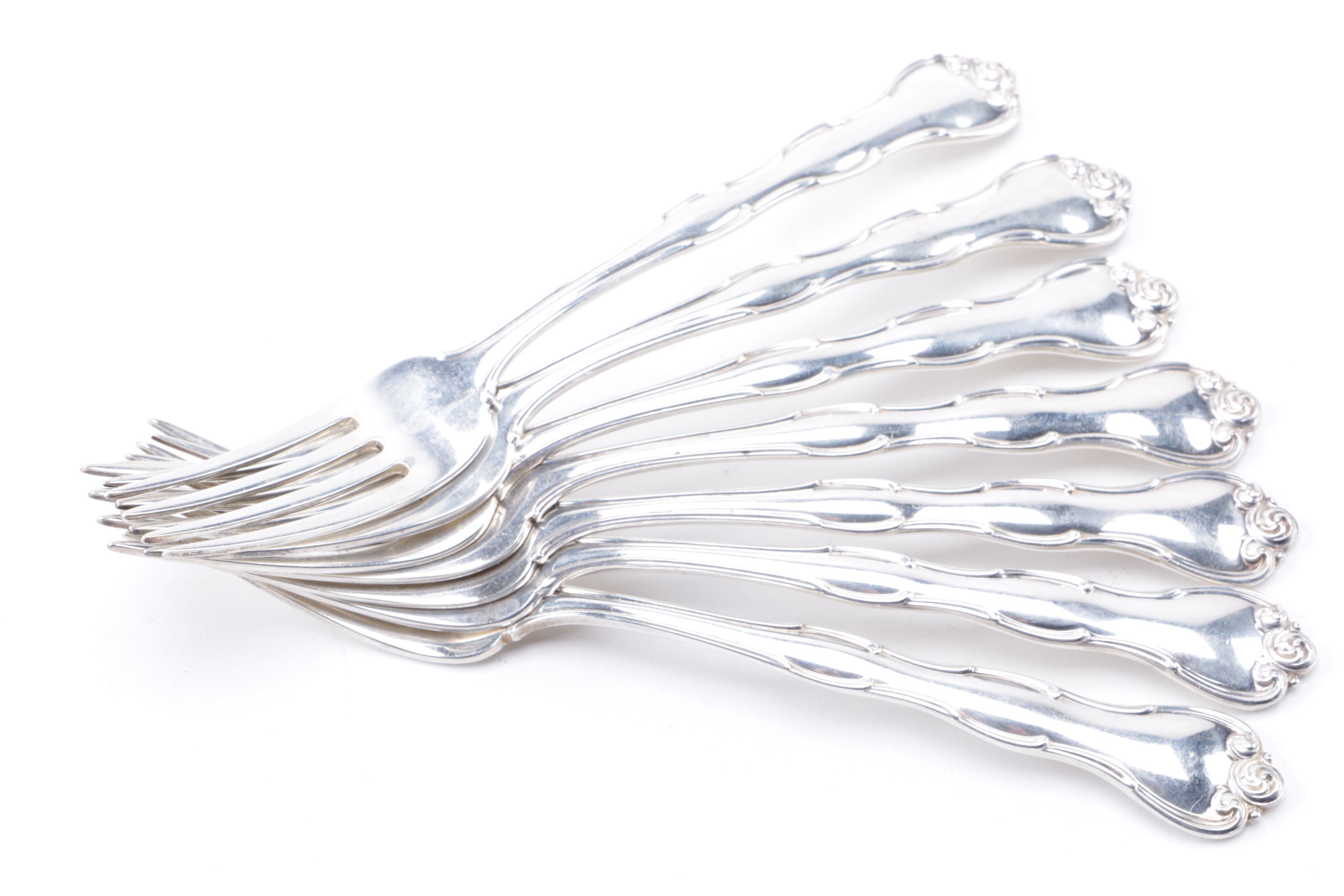 Gorham "Rondo" Sterling Silver Flatware Set