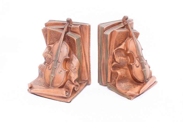 Sculptural Bookend Pair