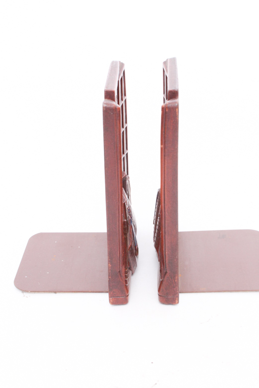 Sculptural Bookend Pair