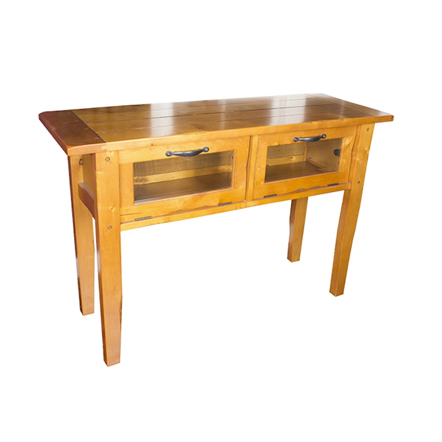 Arts and Crafts Style Console Table