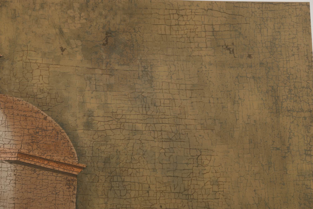 Jacques Lamy Signed Artist's Proof Serigraph on Paper Architectural Landscape