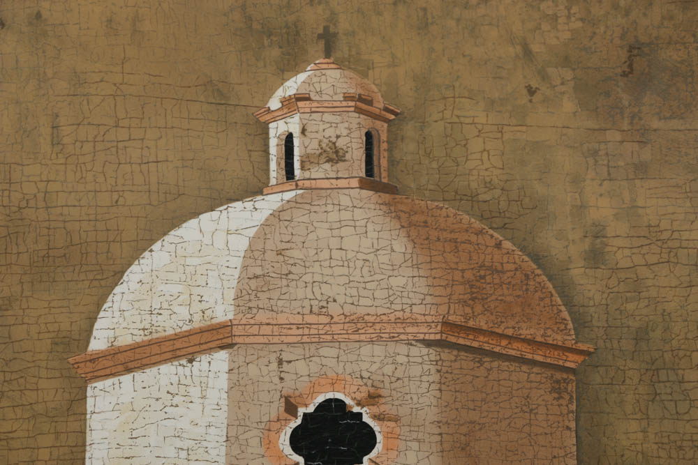 Jacques Lamy Signed Artist's Proof Serigraph on Paper Architectural Landscape