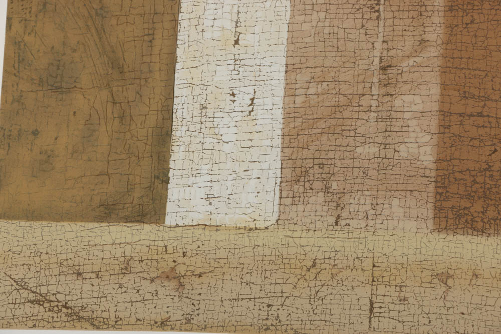 Jacques Lamy Signed Artist's Proof Serigraph on Paper Architectural Landscape