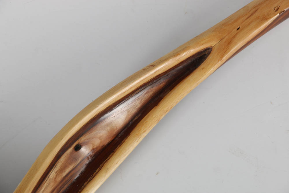 Stained Wooden Walking Stick