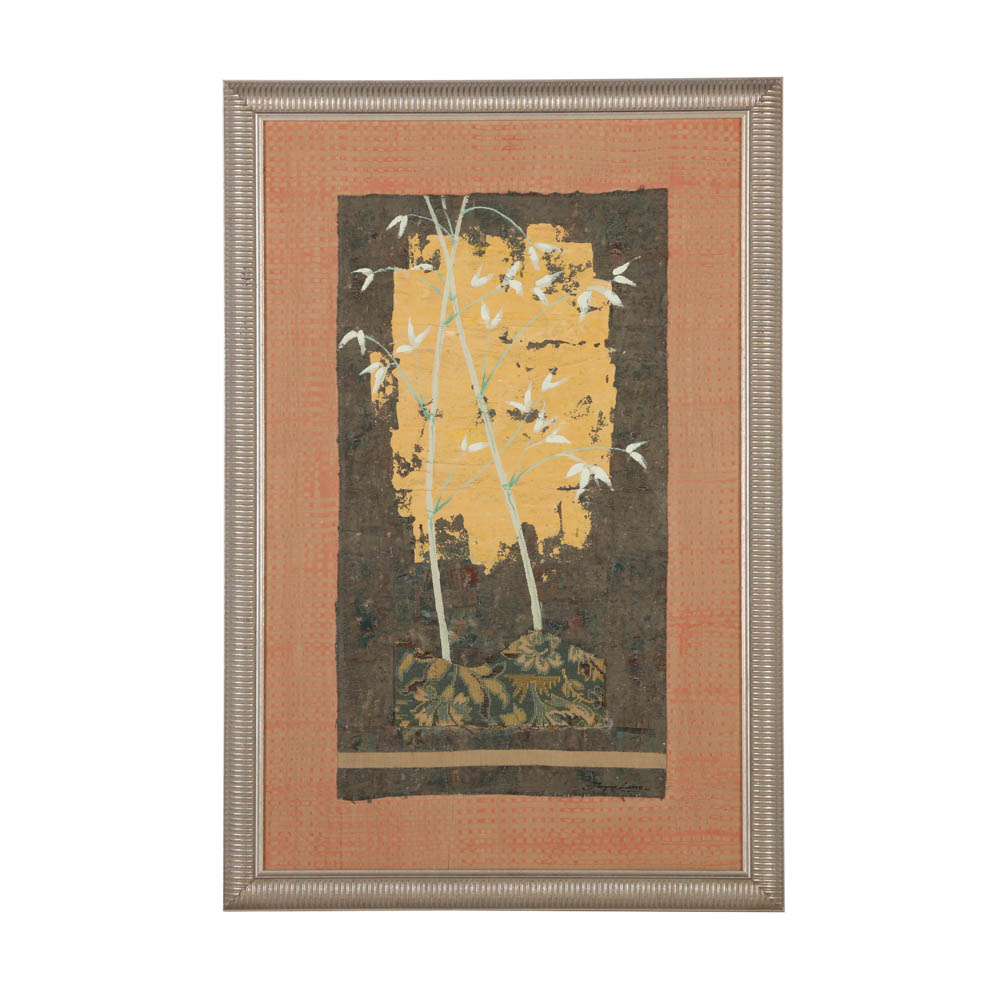 Jacques Lamy Mixed Media Composition on Board of a Still-Life