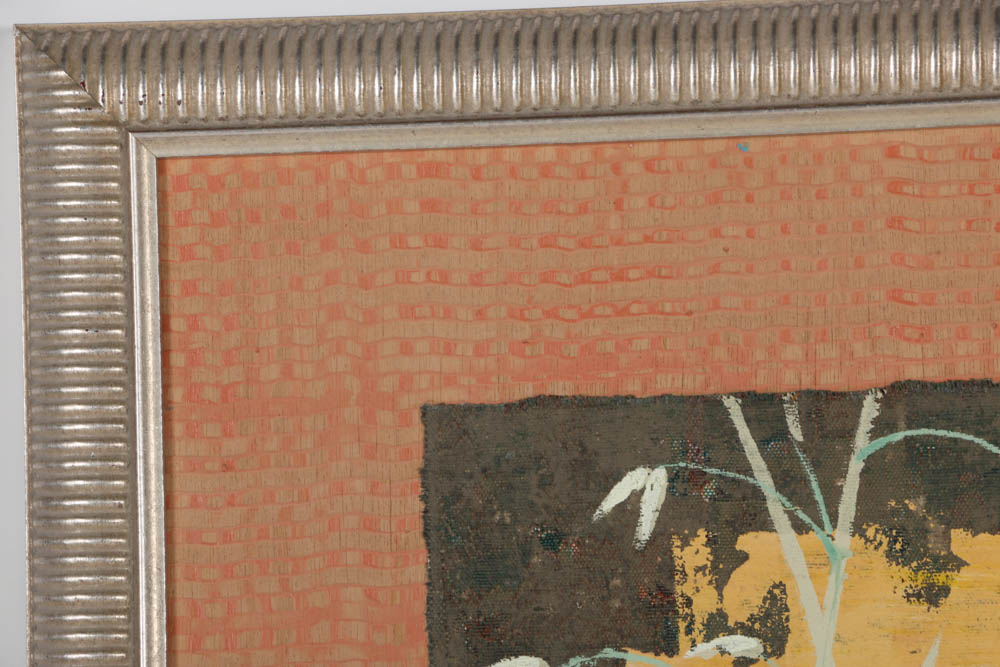 Jacques Lamy Mixed Media Composition on Board of a Still-Life