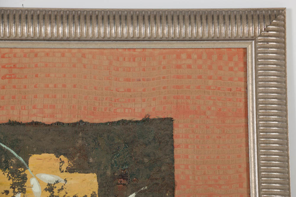 Jacques Lamy Mixed Media Composition on Board of a Still-Life