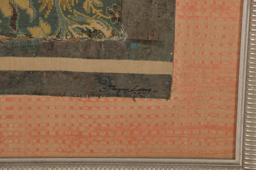 Jacques Lamy Mixed Media Composition on Board of a Still-Life