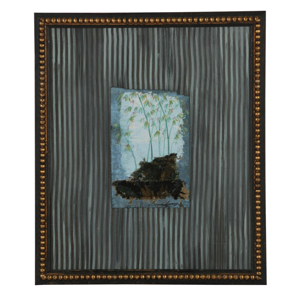 Jacques Lamy Mixed Media Composition on Board of an Island