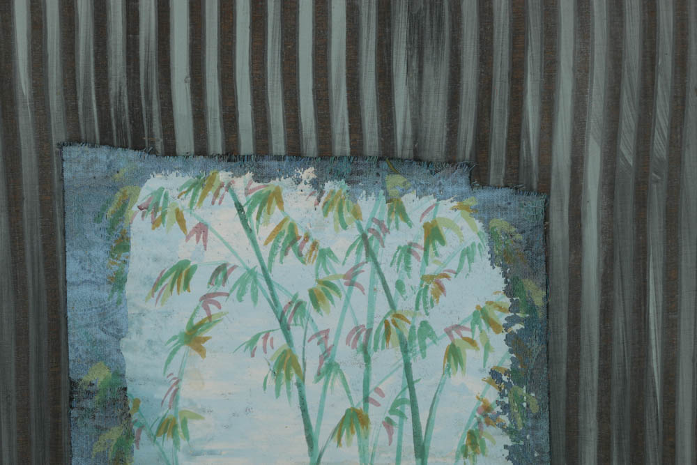 Jacques Lamy Mixed Media Composition on Board of an Island