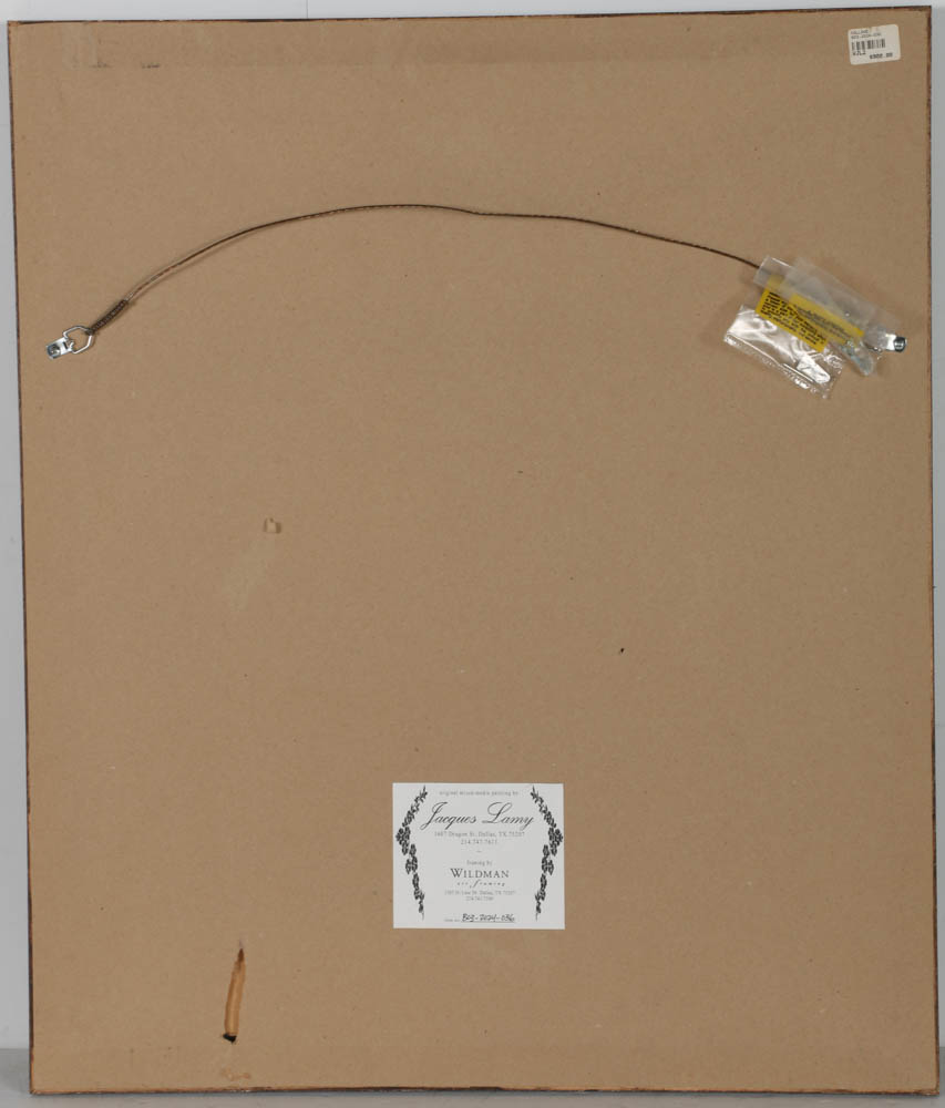 Jacques Lamy Mixed Media Composition on Board of an Island