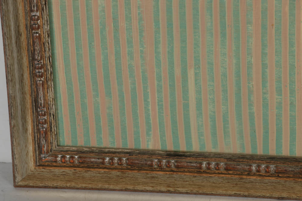 Jacques Lamy Mixed Media Painting on Board of Cypress