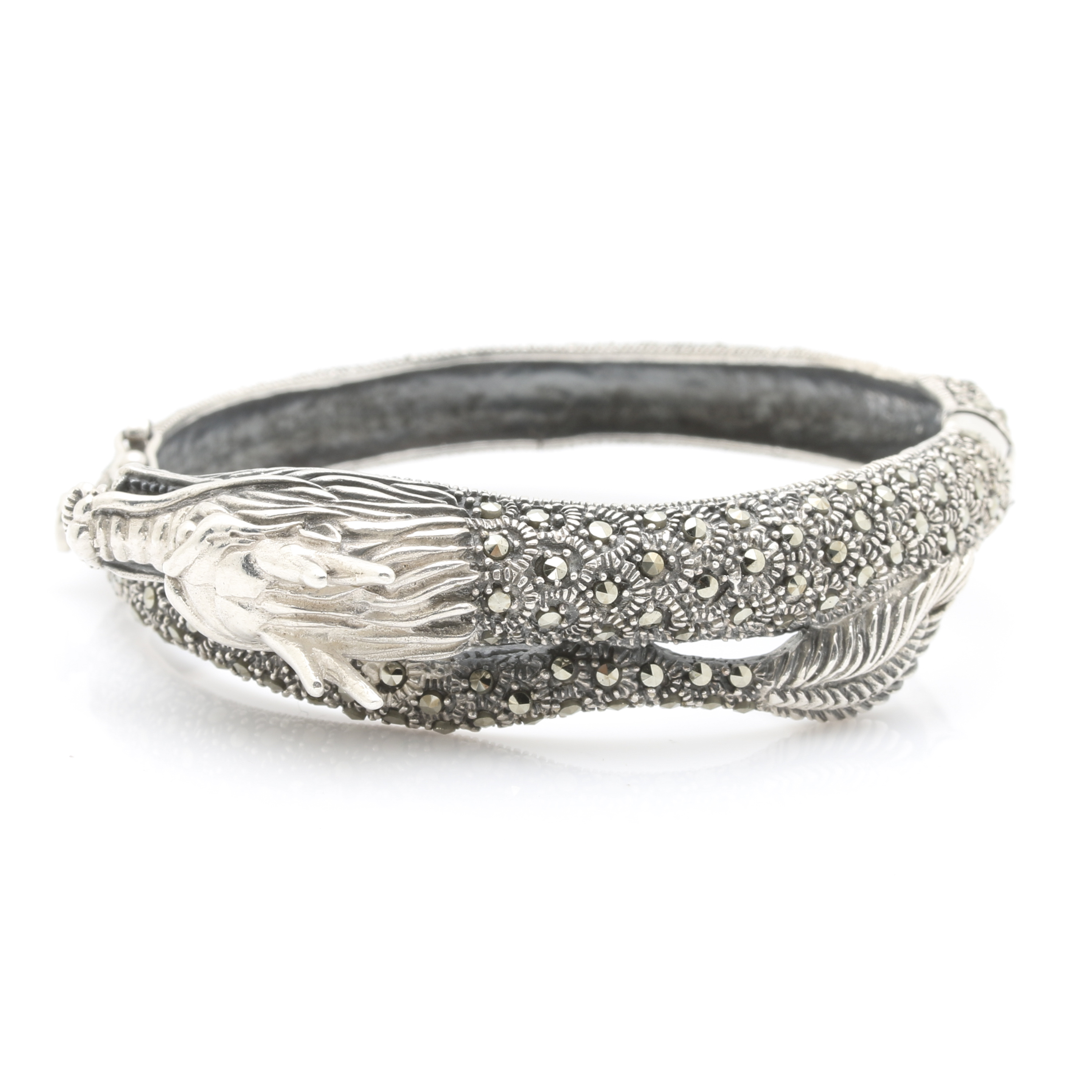 Sterling Silver Bracelet and Calling Card Case