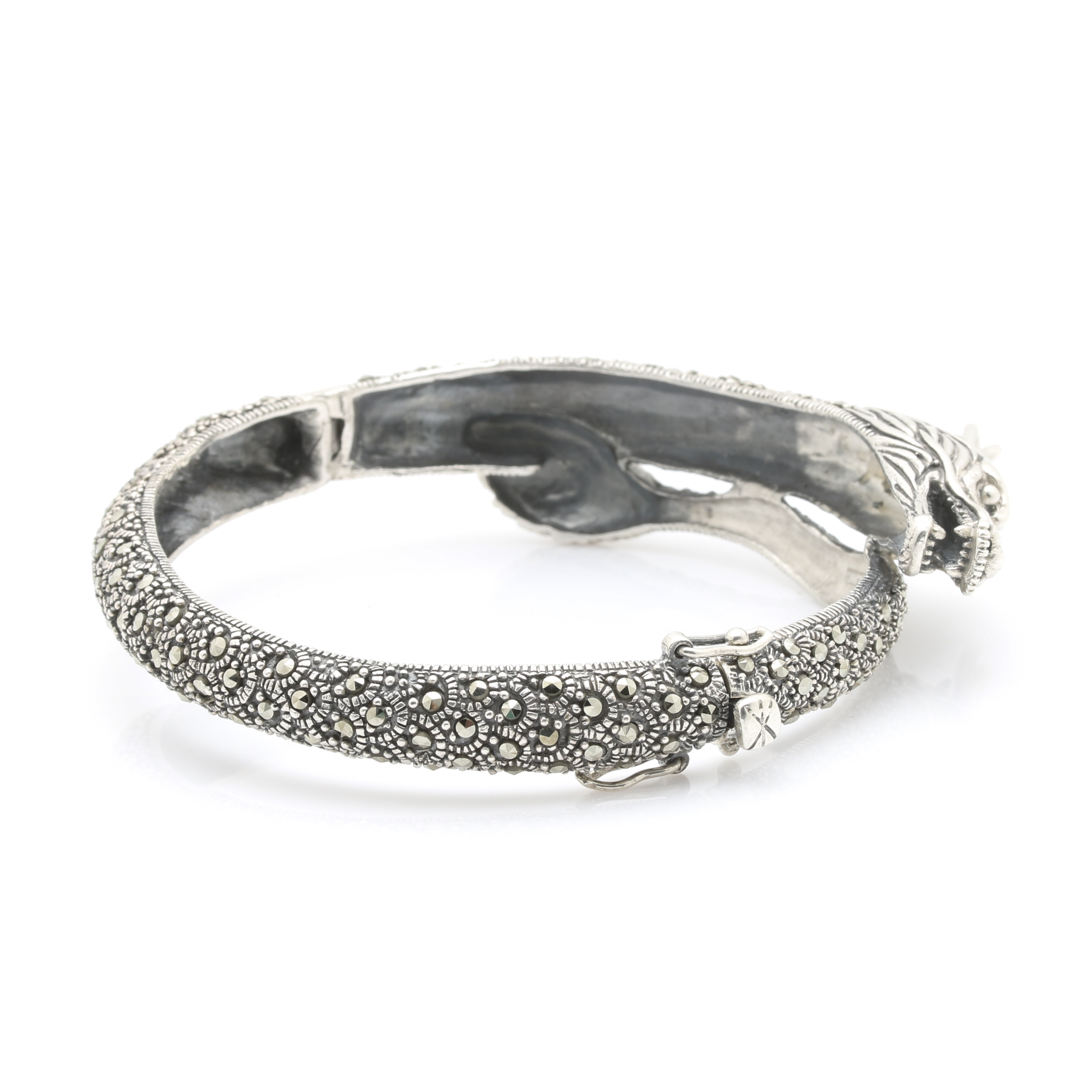 Sterling Silver Bracelet and Calling Card Case