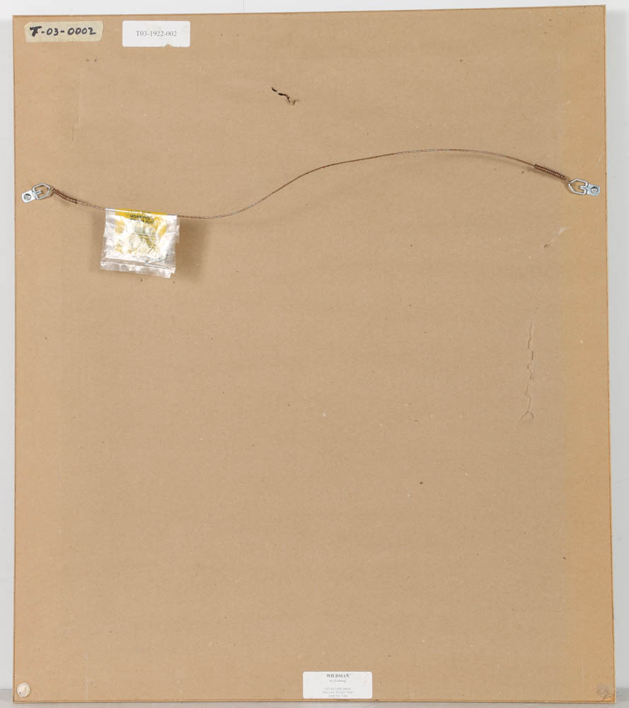 Jacques Lamy Mixed Media Composition on Board of a Flowering Tree