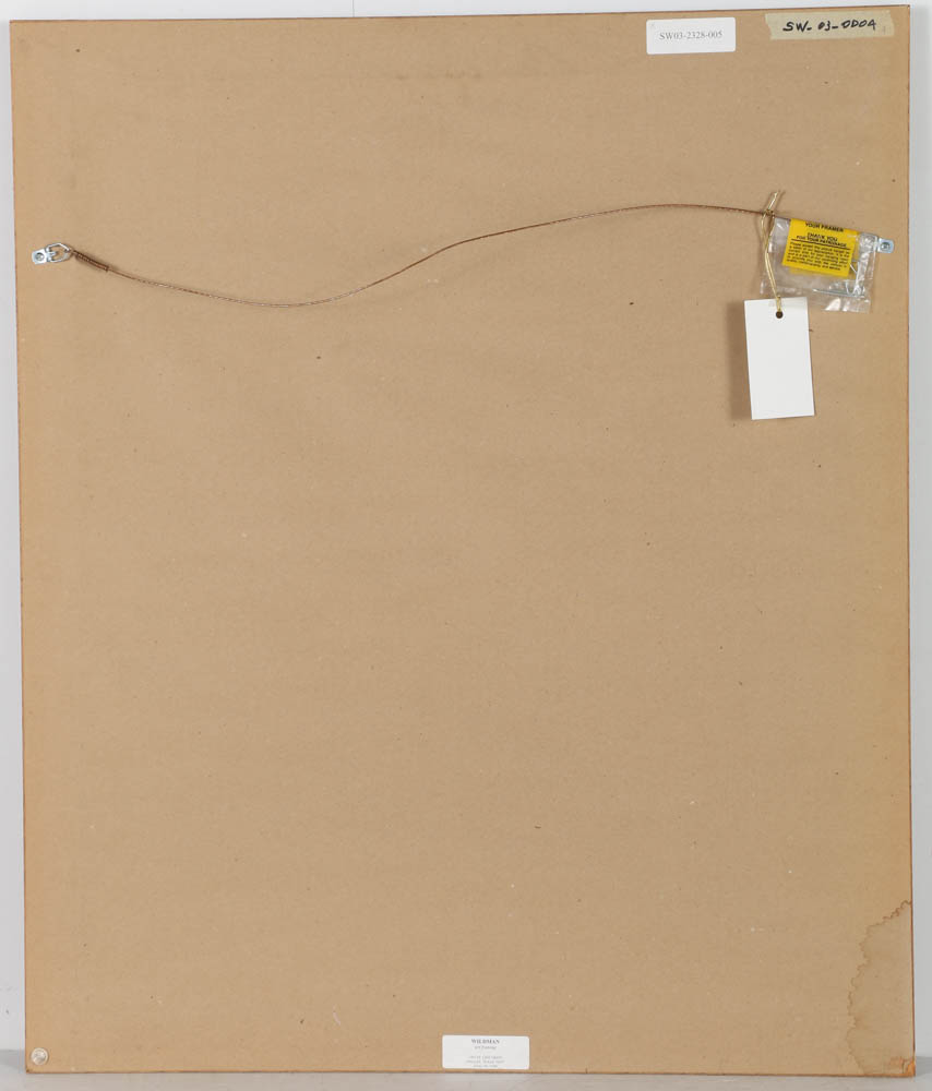 Jacques Lamy Mixed Media Painting on Board of Countryside Scene