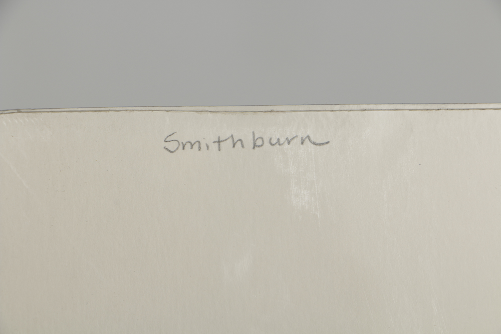 Florence Bartley Smithburn Charcoal Drawing on Paper of a Wagon Scene