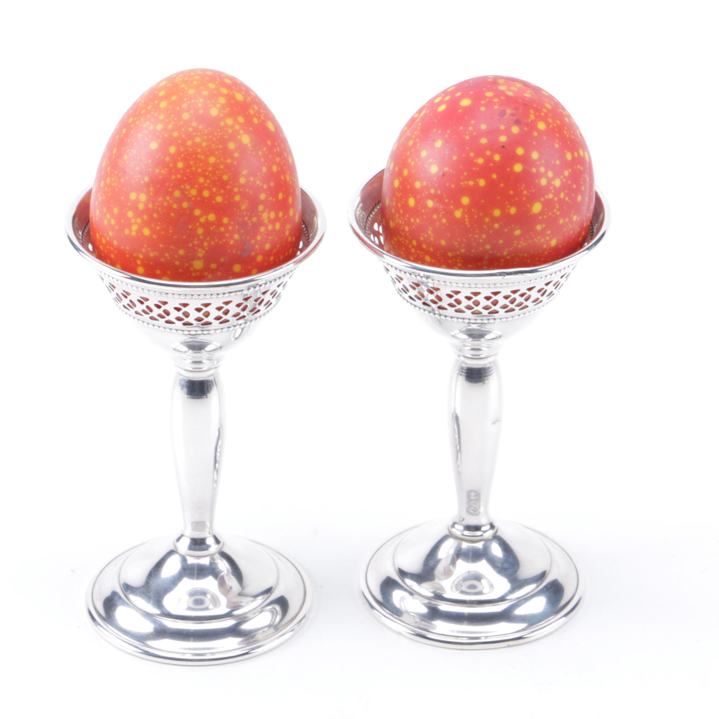 Vintage Elgin Silversmith Co. Sterling Silver Cordial Cup Holders