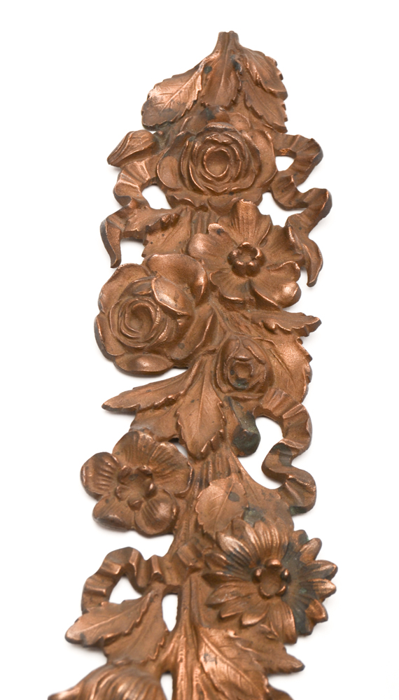 Cast Iron Floral Wall Hanging