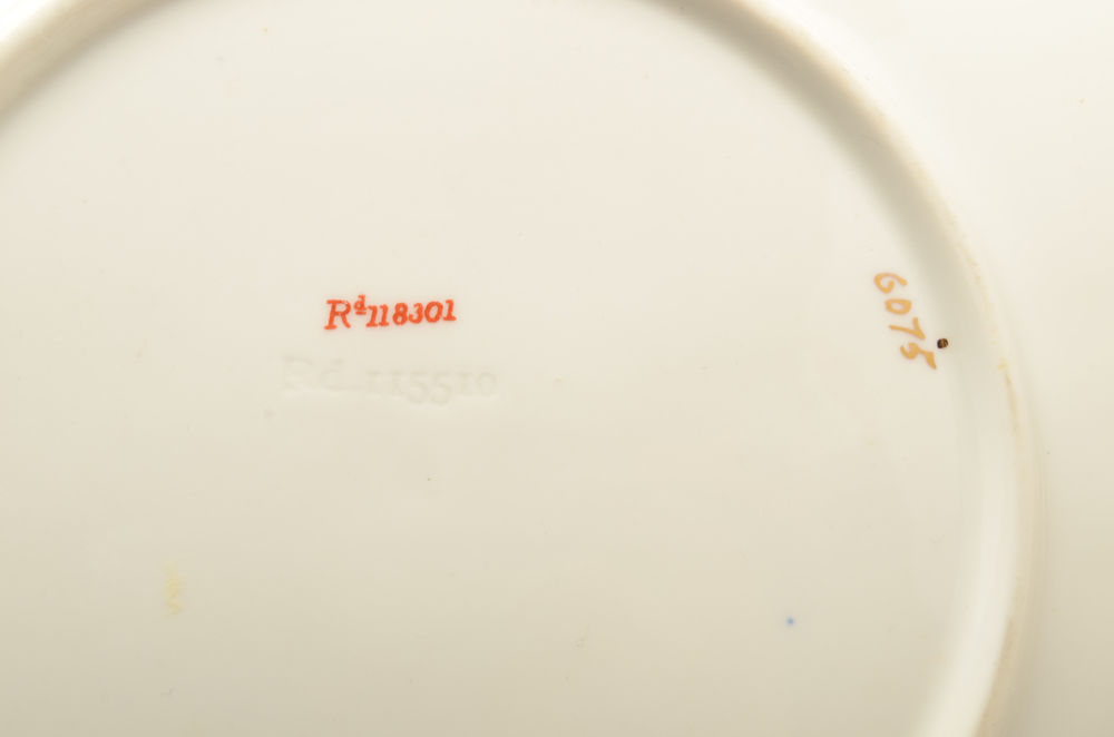 Antique English Porcelain Plates