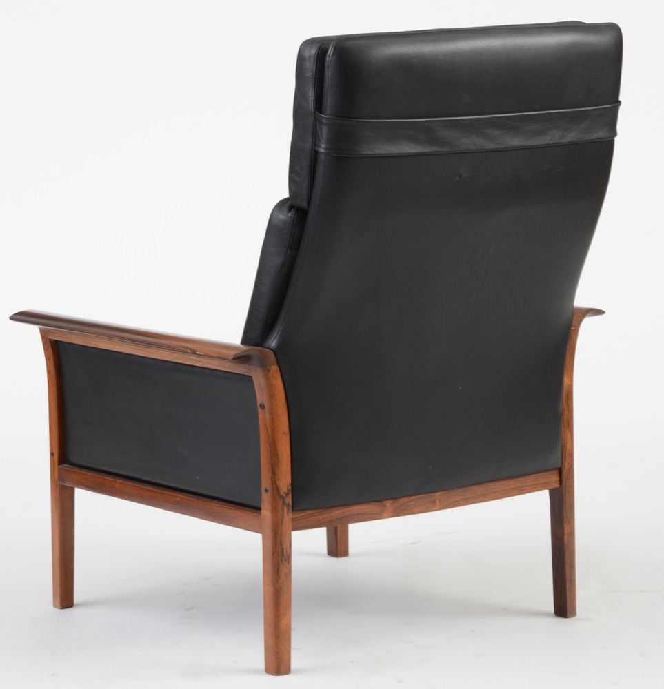 Hans Olsen for Vatne Mobler Lounge Chair and Ottoman