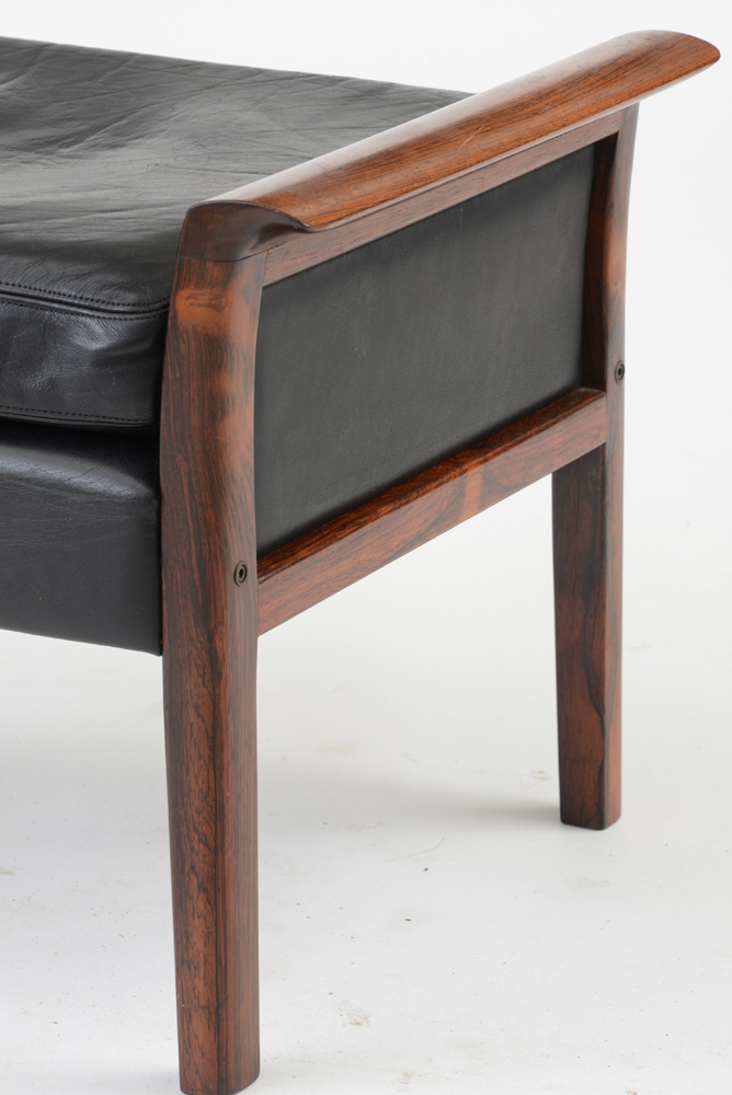 Hans Olsen for Vatne Mobler Lounge Chair and Ottoman