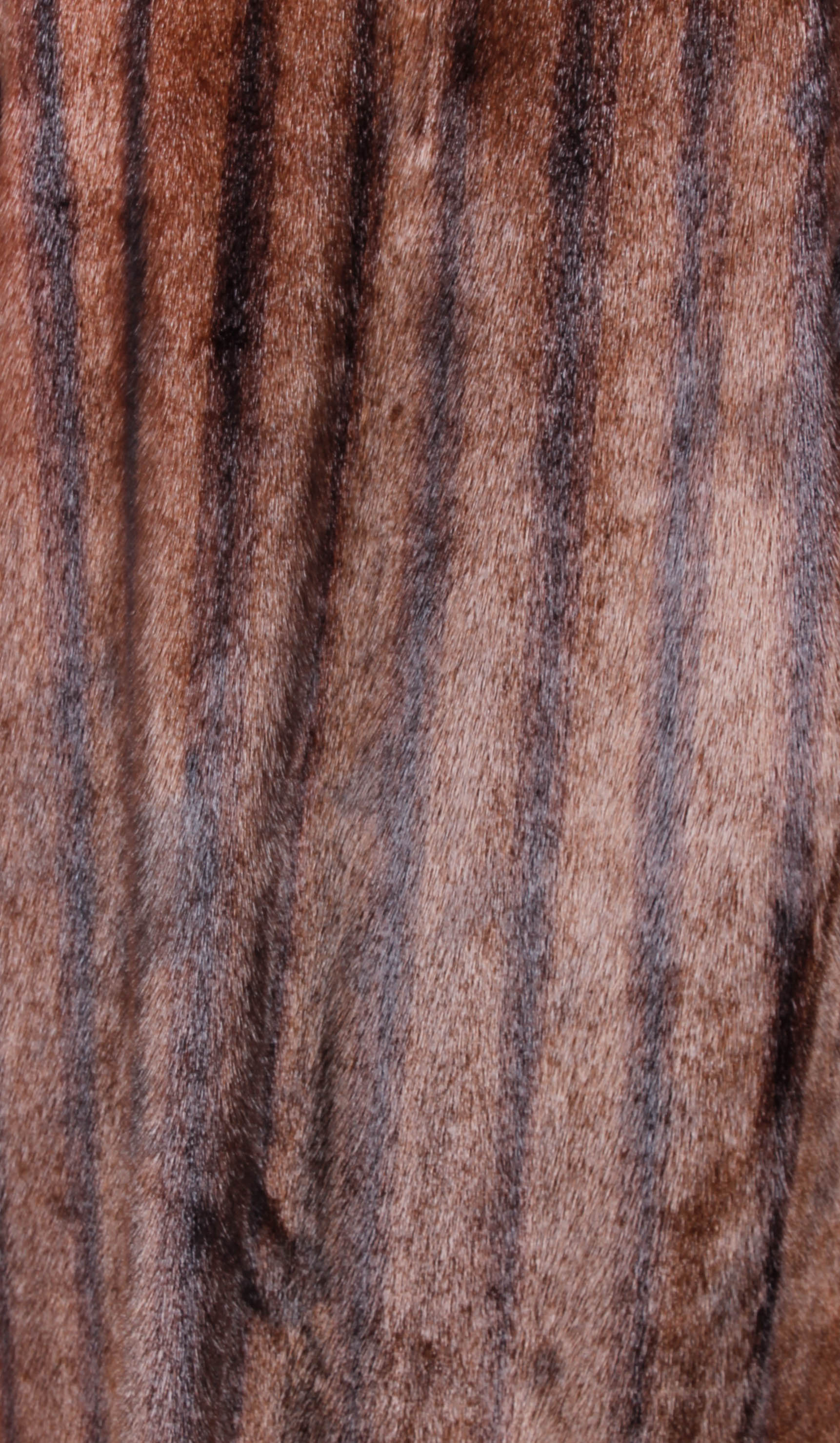 Vintage Mahogany Brown Marmot Fur Coat