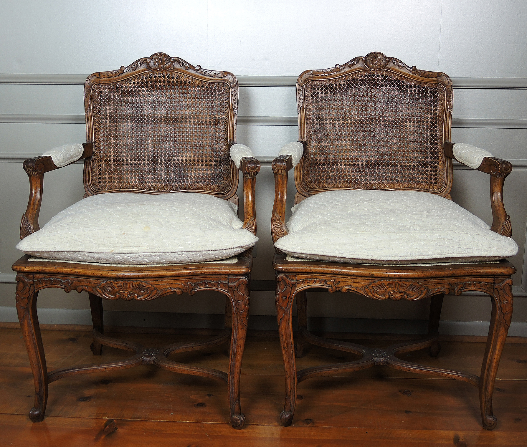 Louis XVI Style Dining Table and French Provencal Chairs