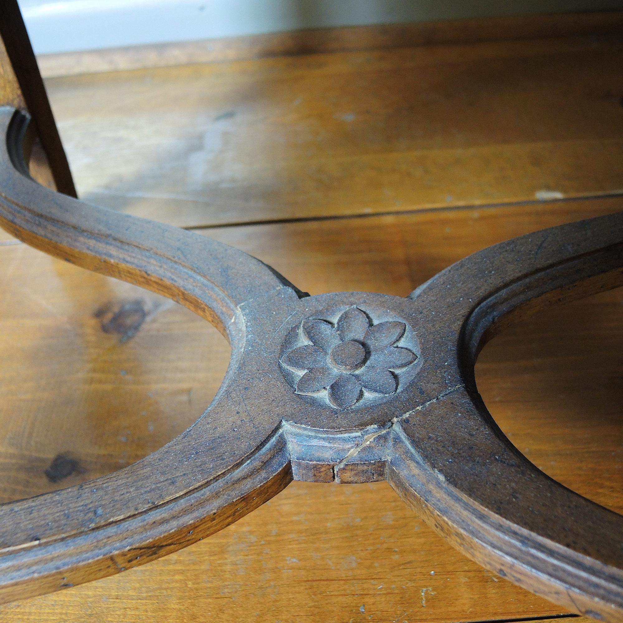 Louis XVI Style Dining Table and French Provencal Chairs