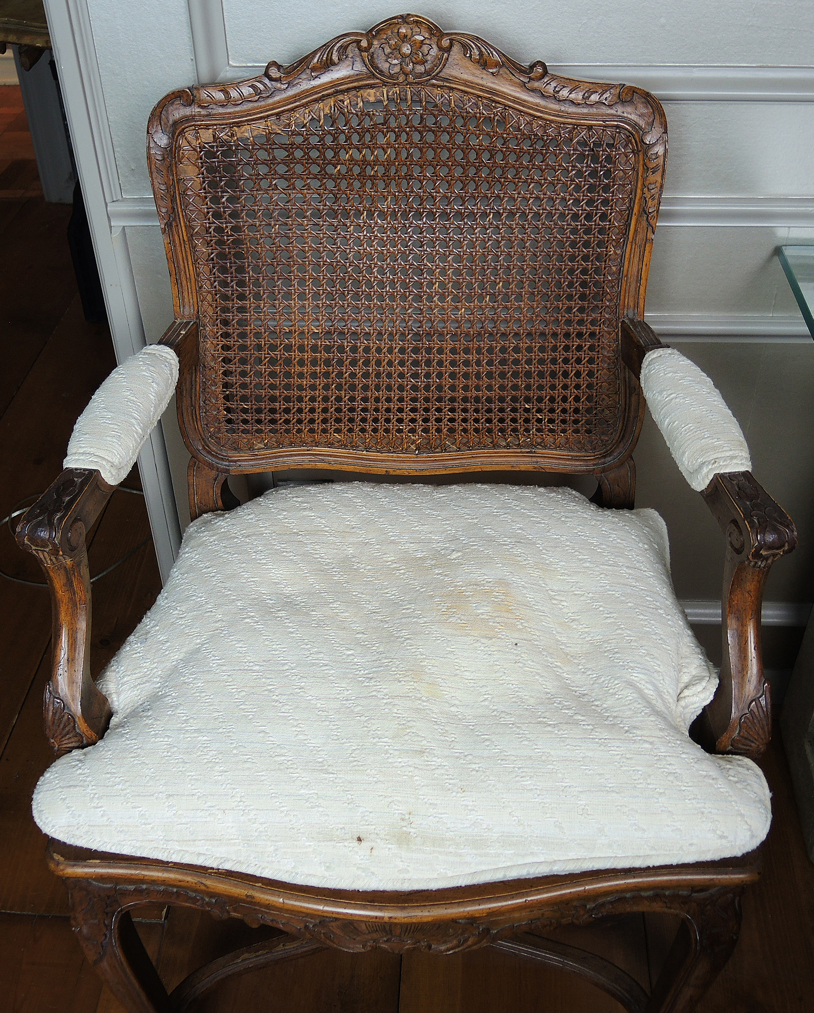Louis XVI Style Dining Table and French Provencal Chairs