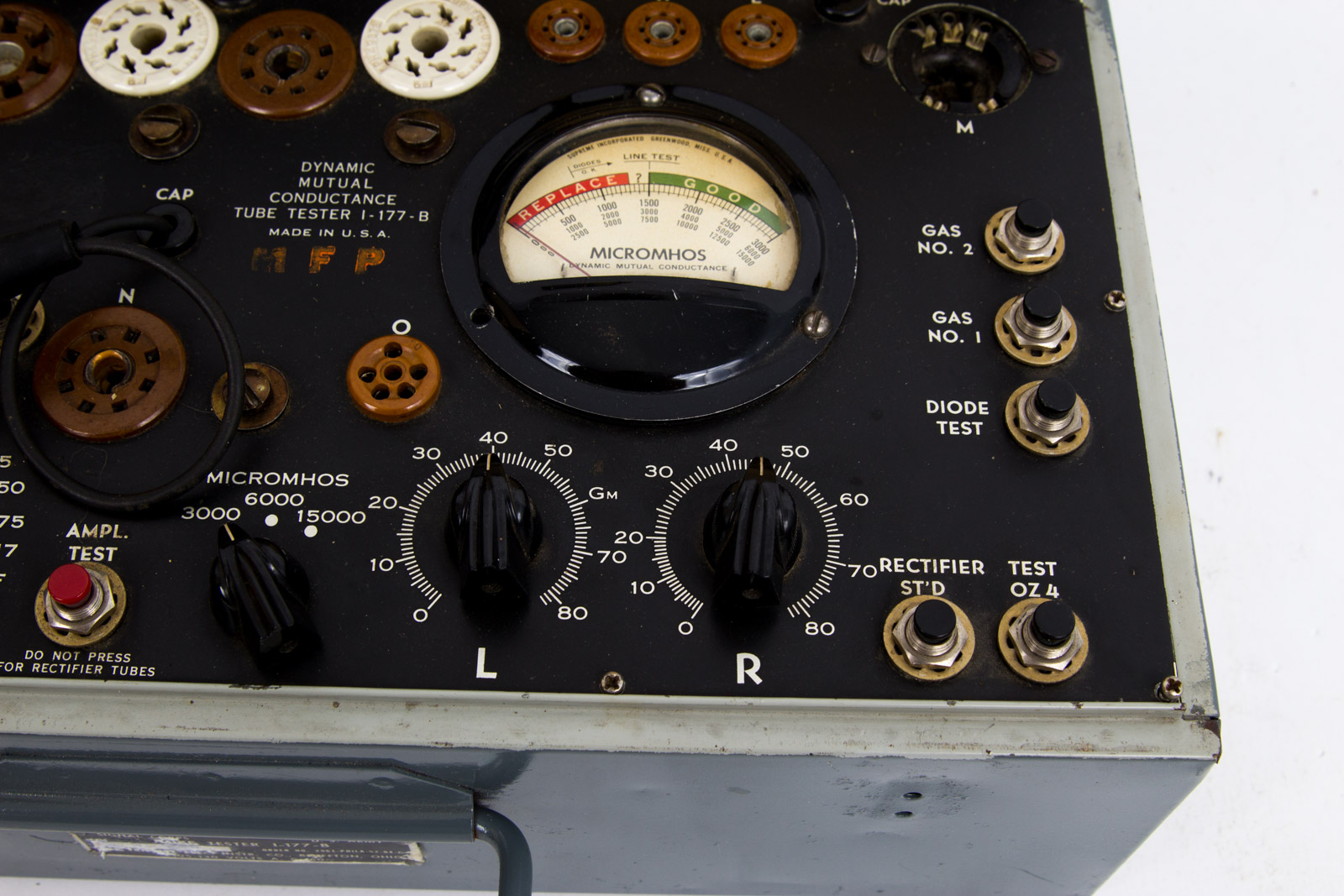 Signal Corp Tube Tester Model 1-77-B