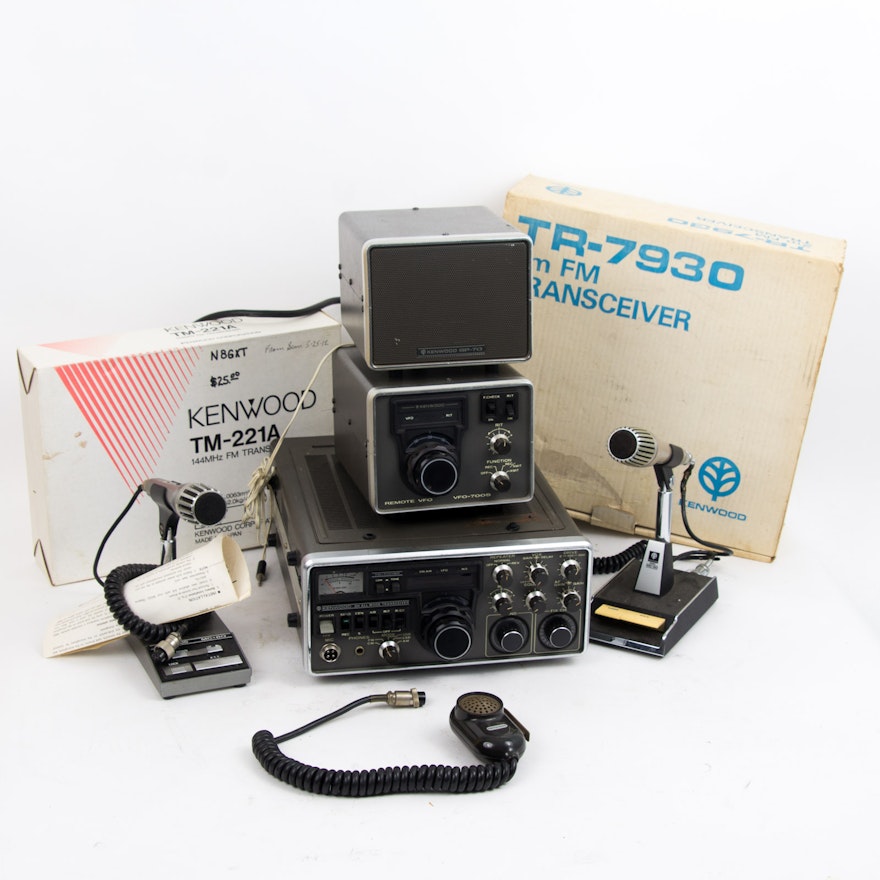 Collection of Kenwood Corporation Audio Equipment