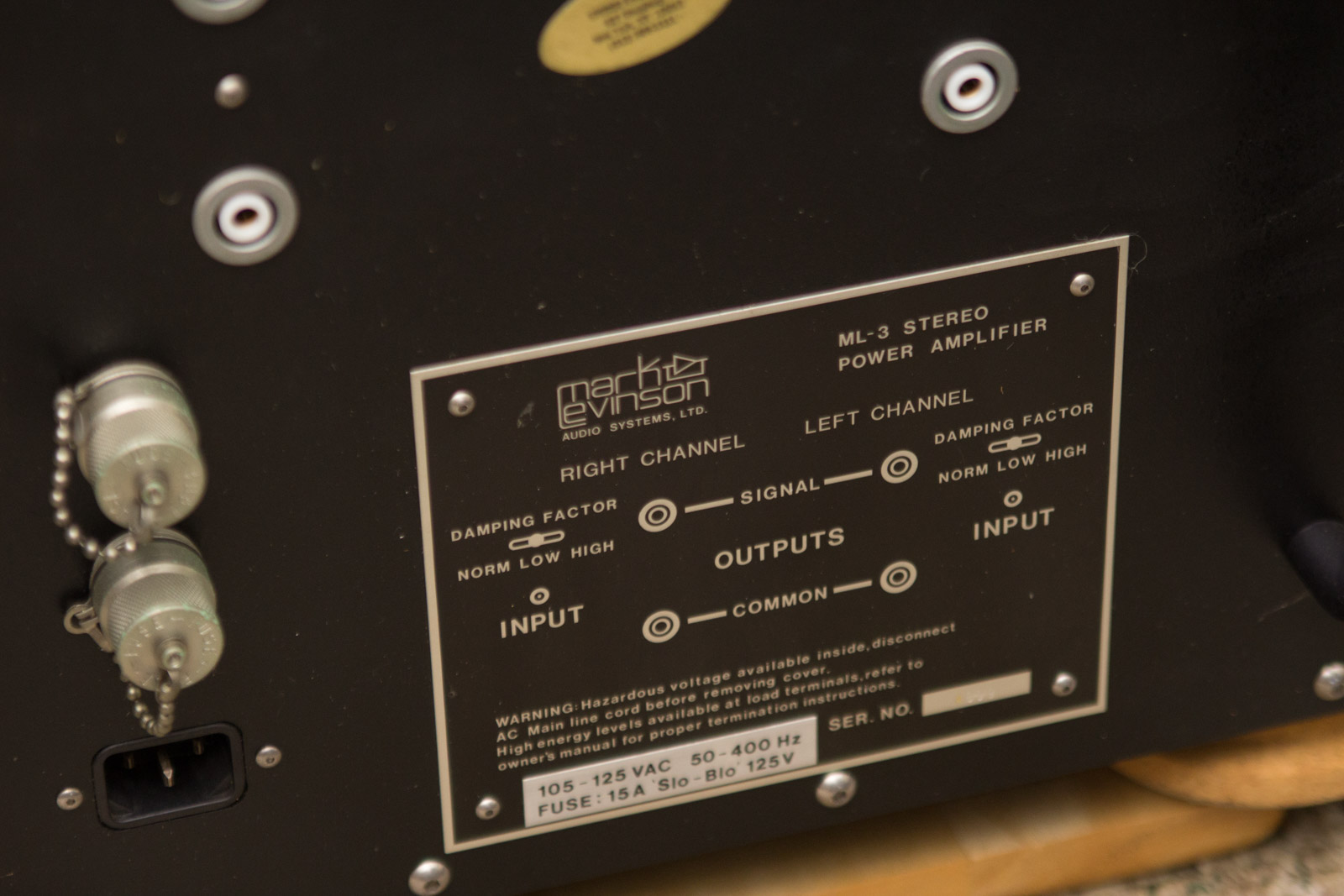 Mark Levinson ML-3 Stereo Power Amplifier