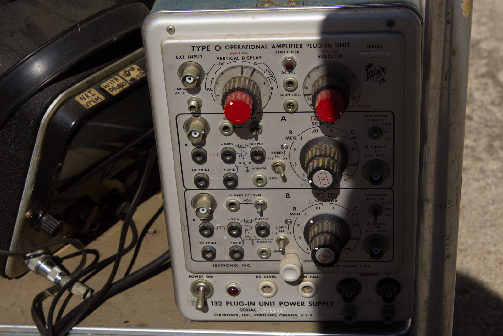 Tektronix Type 500/53A Scope-Mobile Oscilloscope Cart