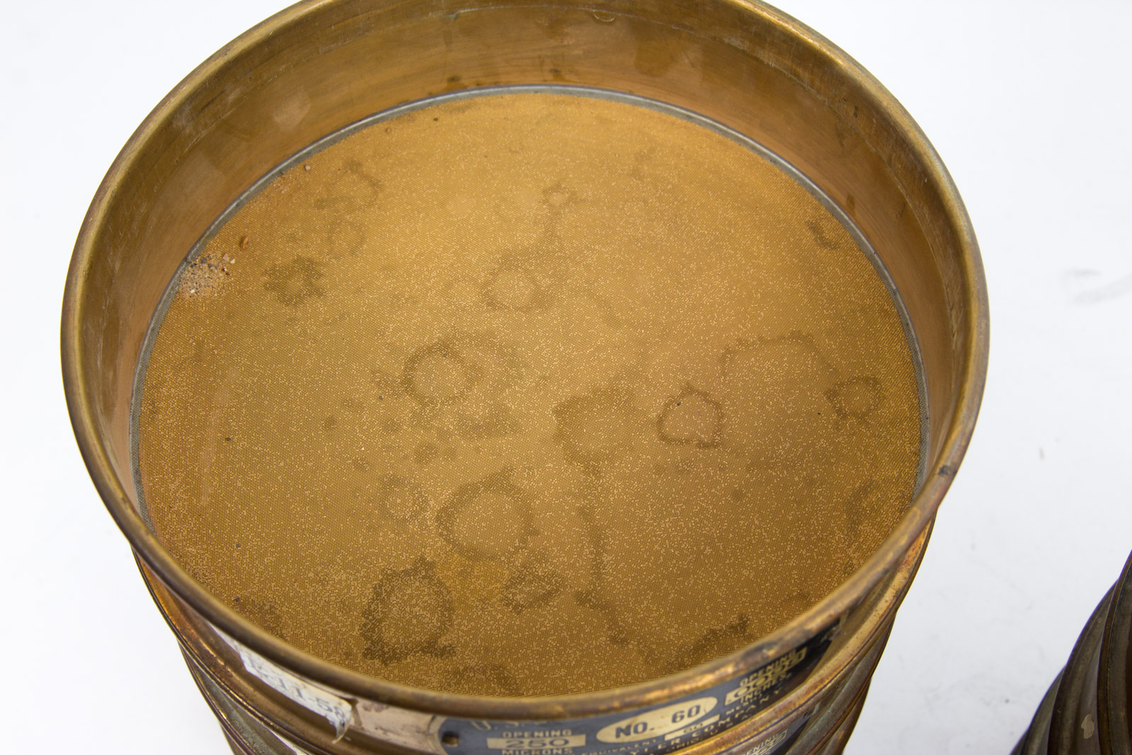 Ten Vintage Brass/Copper U.S. Standard Sieves