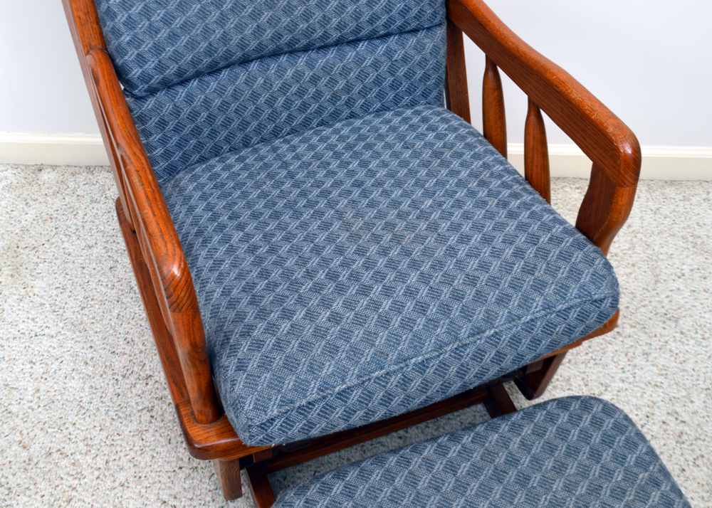 Glider Rocker and Ottoman by Town Square