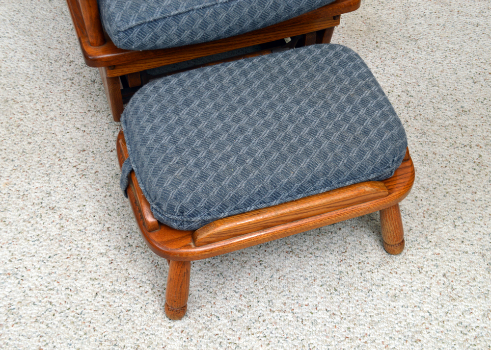 Glider Rocker and Ottoman by Town Square