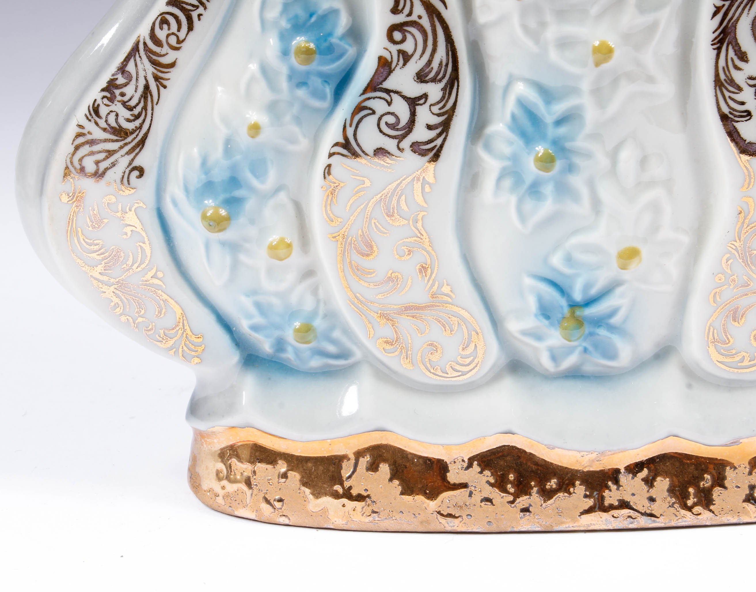 Vintage Jim Beam Ornate Gilded Porcelain Liquor Decanters