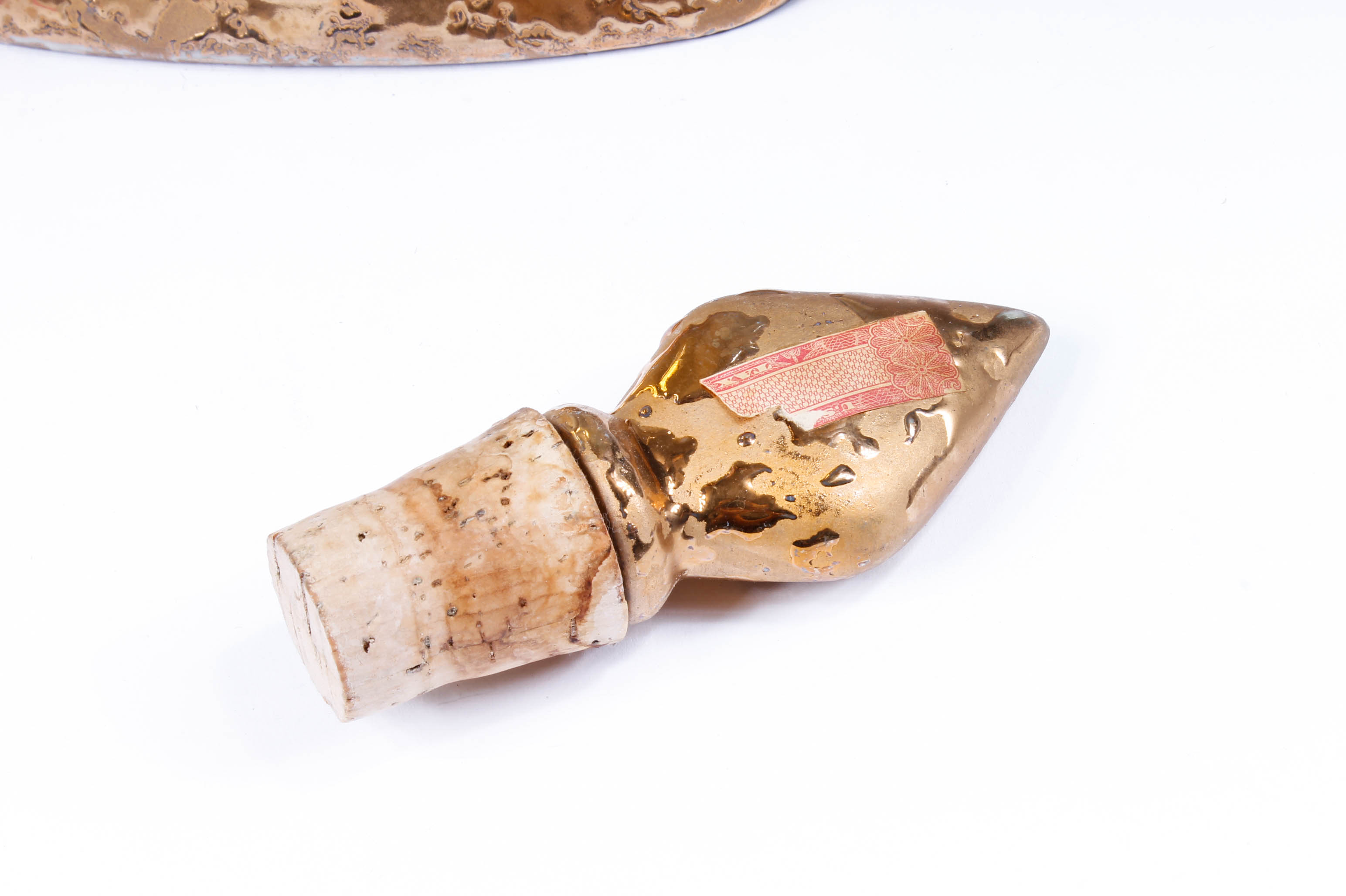 Vintage Jim Beam Ornate Gilded Porcelain Liquor Decanters