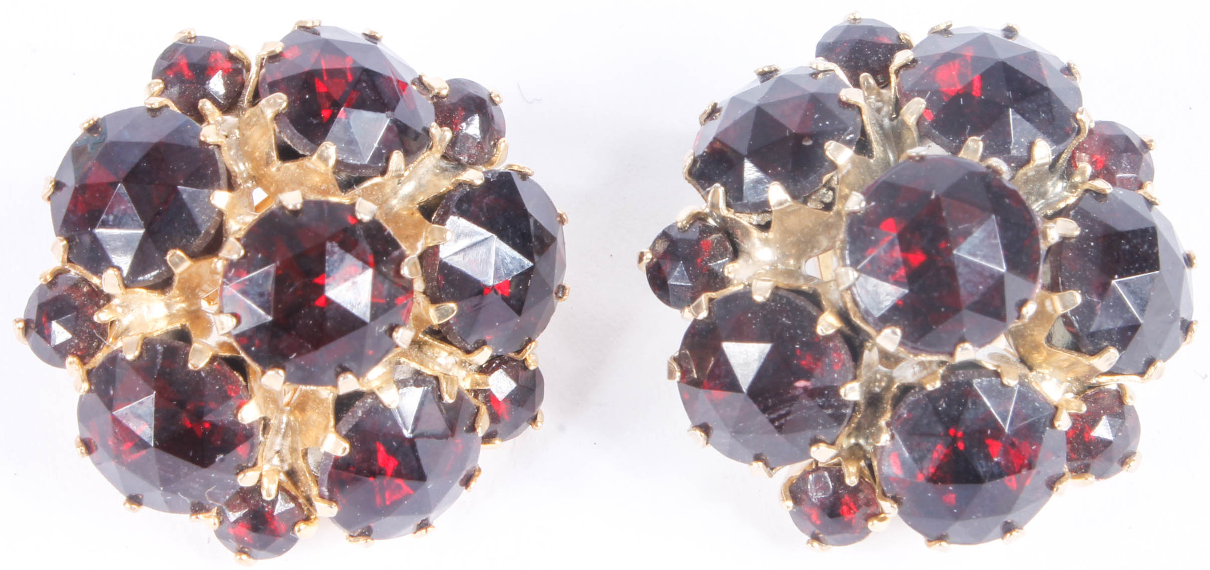 Vintage L.M.D. D'ver's New York Creations Costume Rhinestone Brooch and Earrings